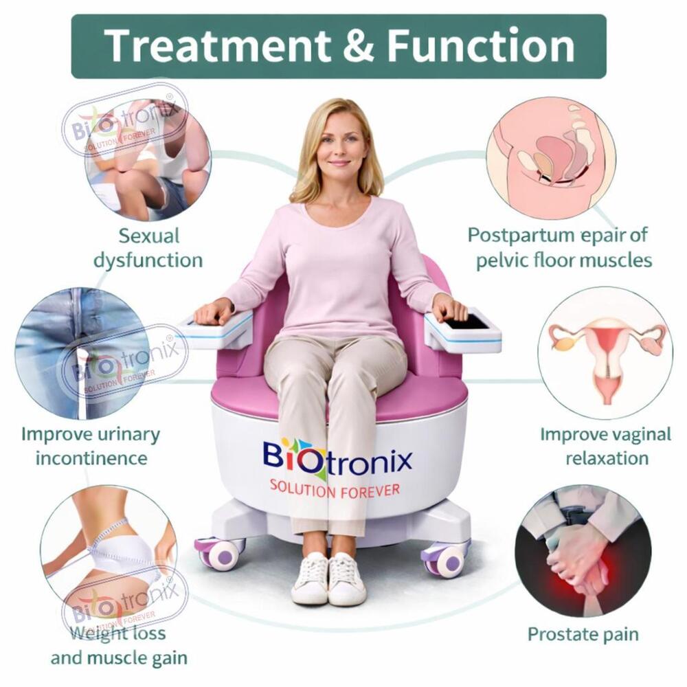 Clinical Grade Pelvic Floor Muscle Training Chair for Rehabilitation Centers