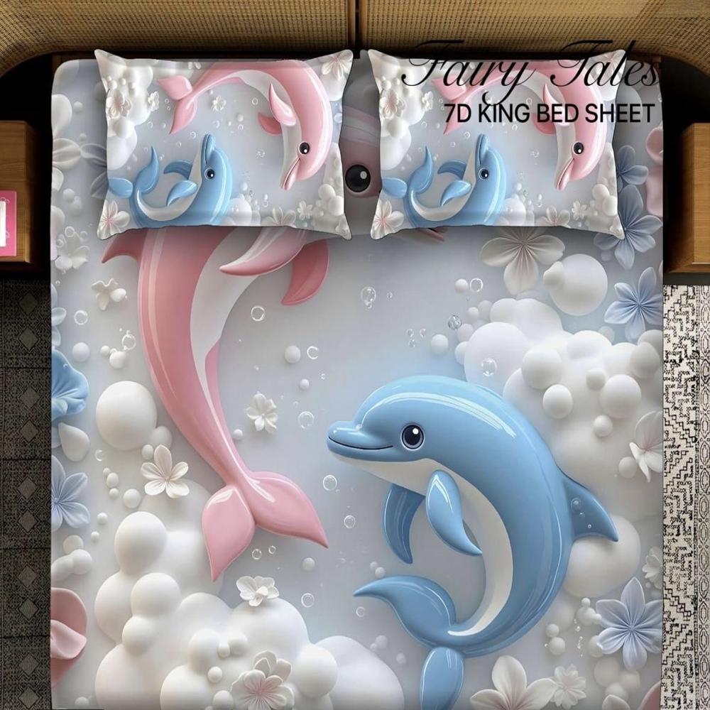 FAIRYTALE KING 7D BEDSHEET