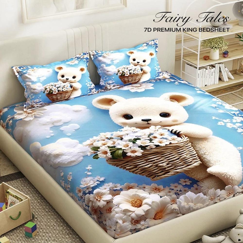 FAIRYTALE KING 7D BEDSHEET
