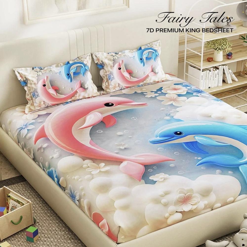 FAIRYTALE KING 7D BEDSHEET