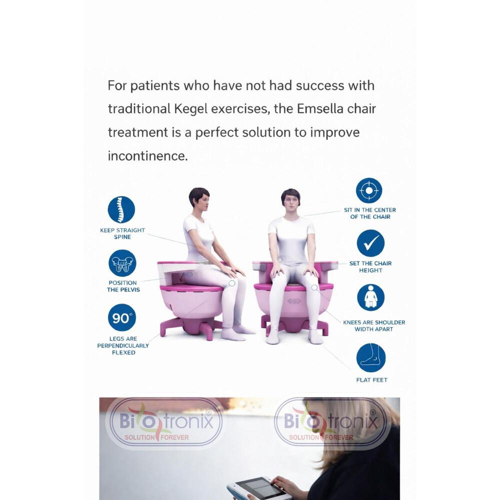 Hospital Approved Pelvic Muscle Therapy Chair for Physiotherapy Practice