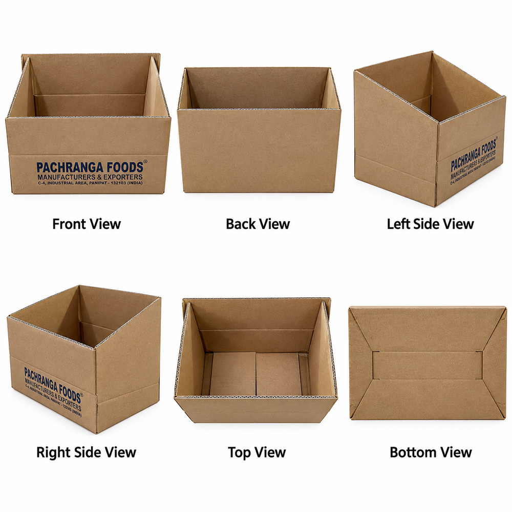 Single Colour 5 Ply Corrugated Box - Coating Type: Uv Coating