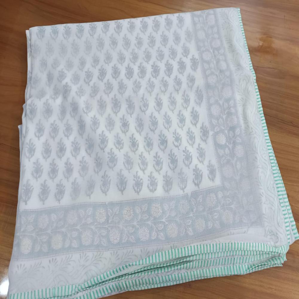 Block Printed Dohar - Density: Fabric Milligram Per Cubic Meter (Mg/m3)