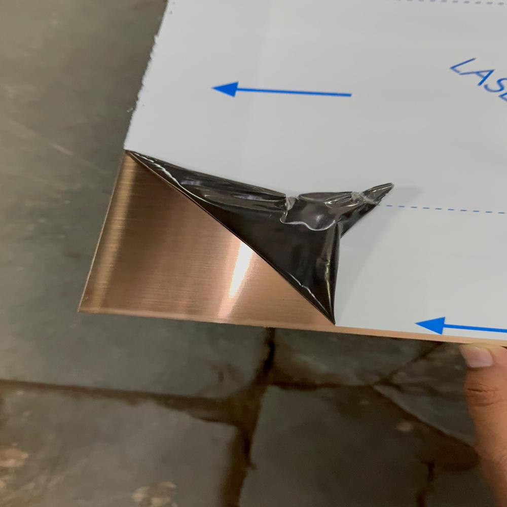 Rose Gold Stainless Steel sheet