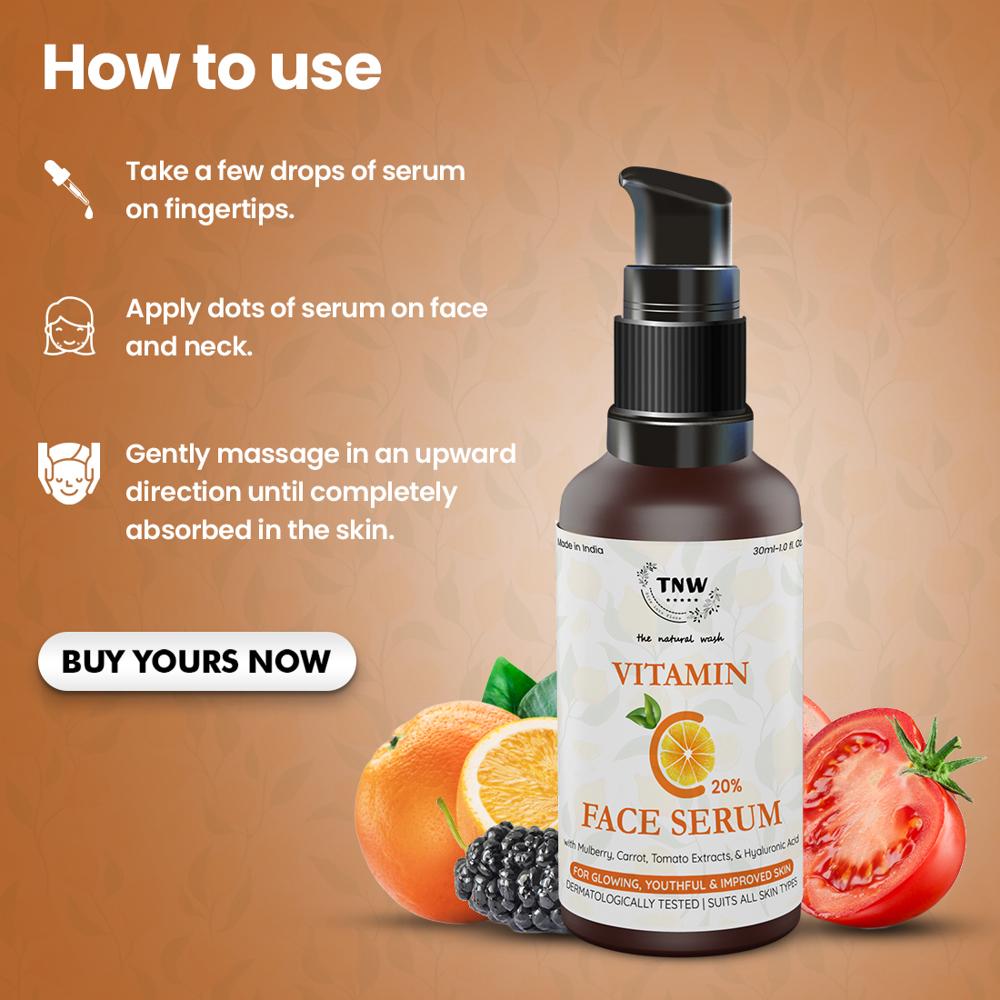 Vitamin C Face Serum for Glowing Skin