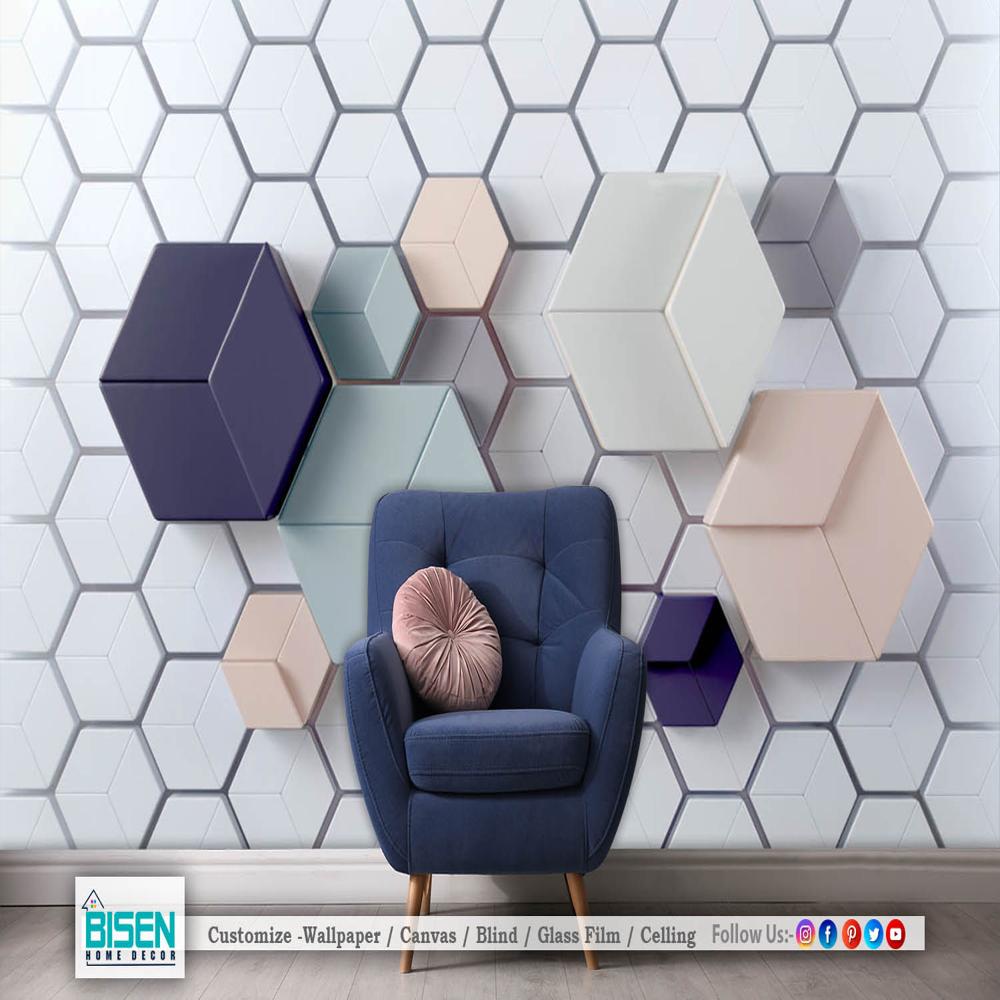 Geometric Patterns Background - Material: Non Woven