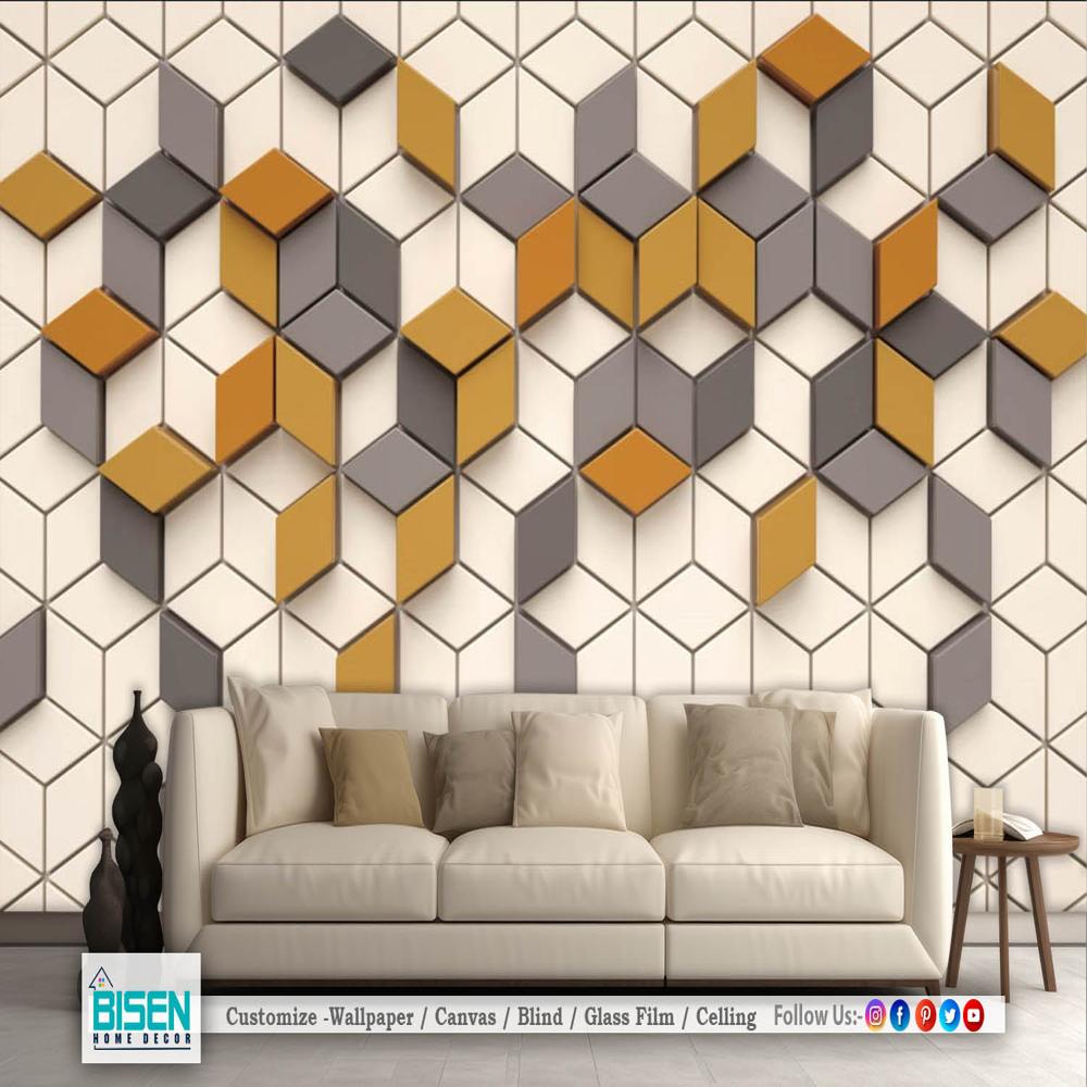 Geometric Patterns Background - Material: Non Woven