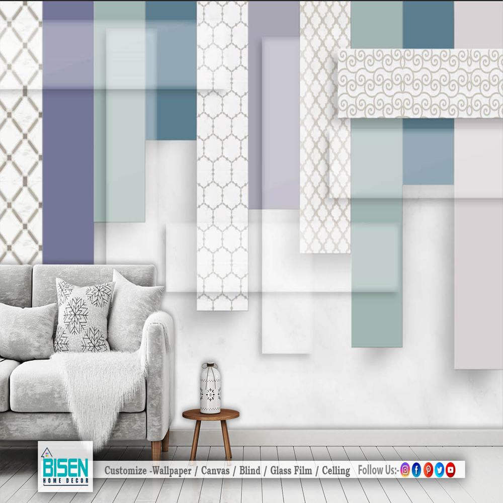 Geometric Patterns Background - Material: Non Woven