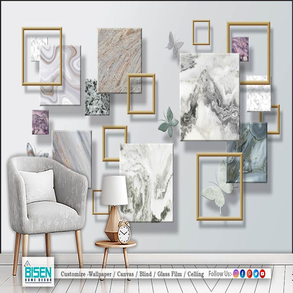 Abstract Geometry Wallpaper - Material: Non Woven