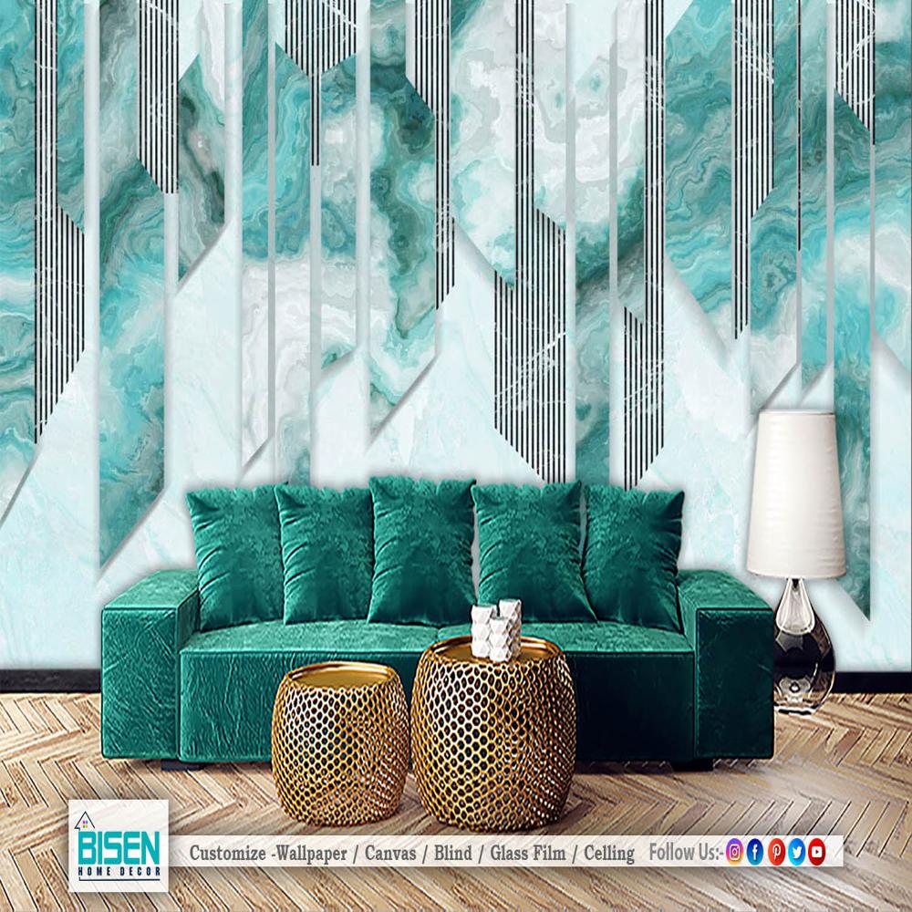 Abstract Geometry Wallpaper - Material: Non Woven
