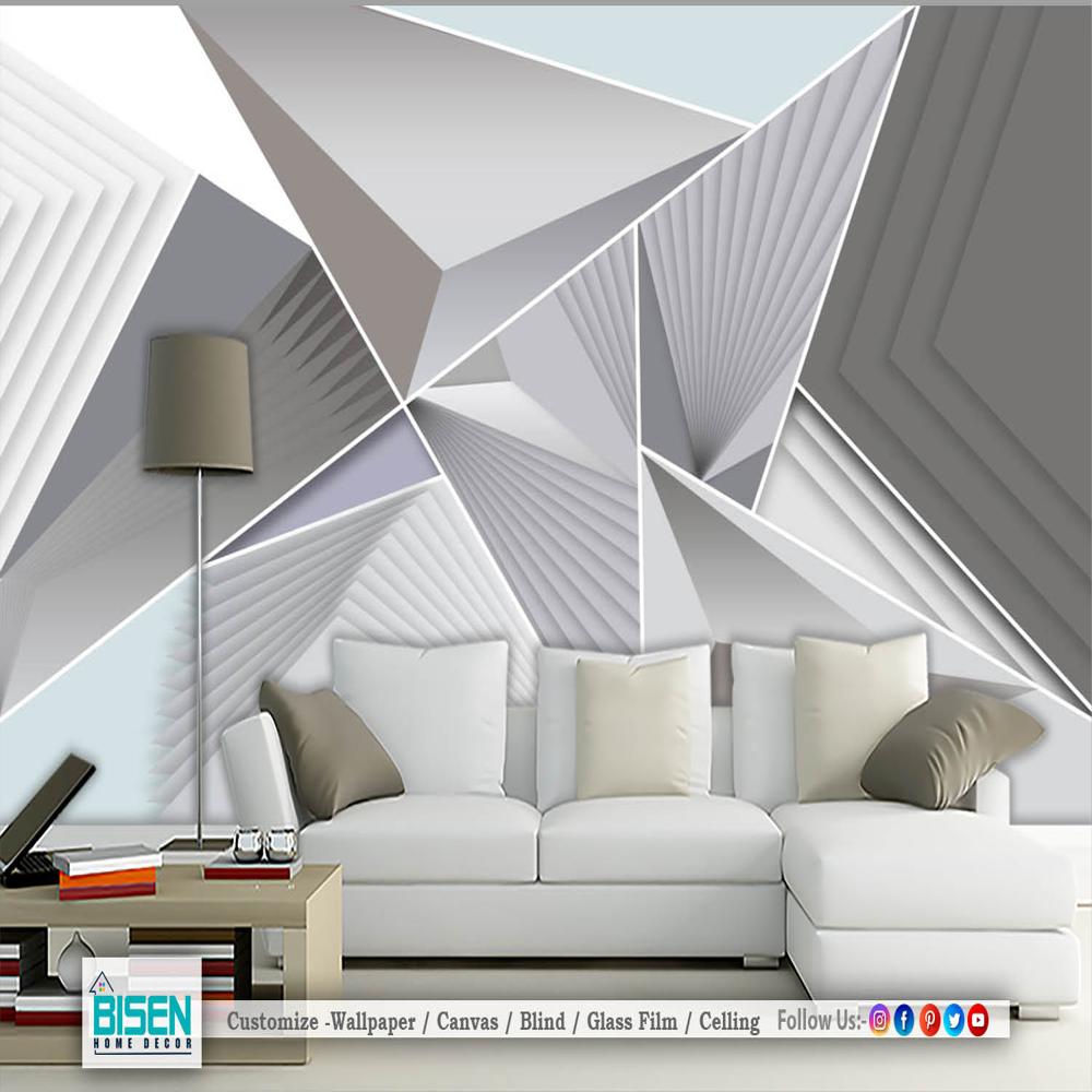 Abstract Geometry Wallpaper - Material: Non Woven