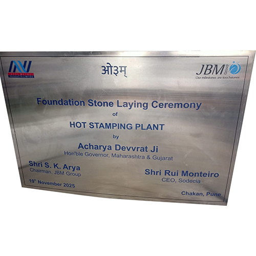 Commercial SS Name Plate