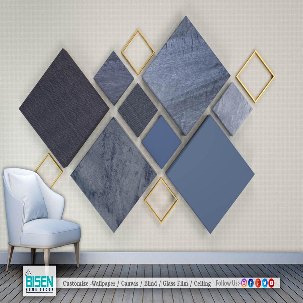 3D geometric for bedroom