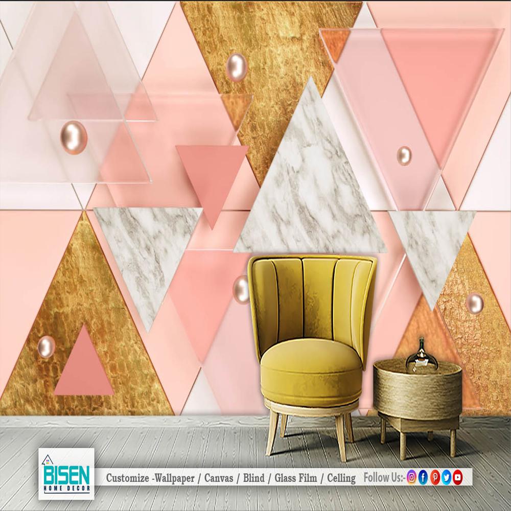 3D geometric for bedroom