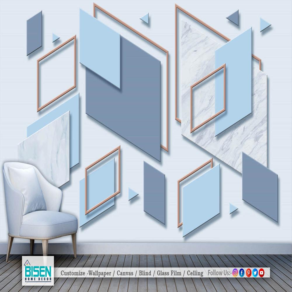 3D geometric for bedroom