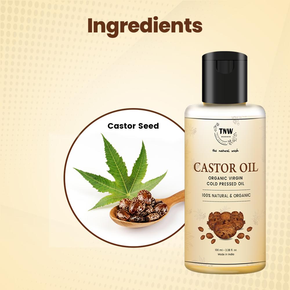 Castor Oil for Healthy Skin & Nails | Adds Volume to Eyebrow & Eyelashes