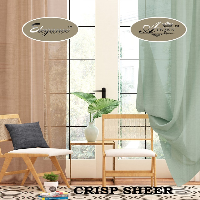 Crisp Sheer Curtain - Application: Home Hotels