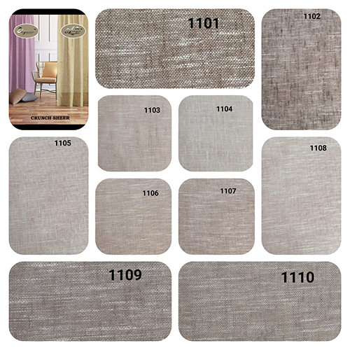 Crunch Sheer curtain fabric