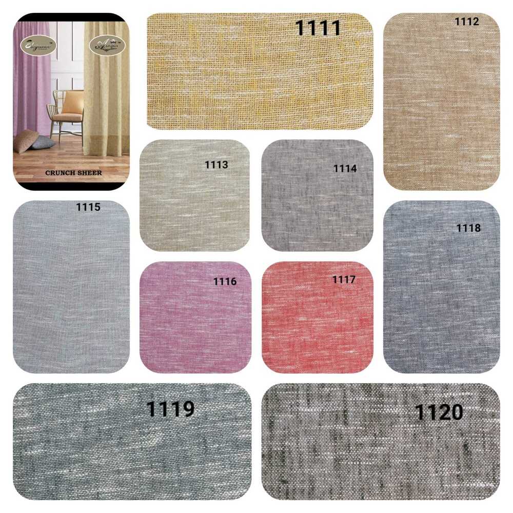Crunch Sheer curtain fabric