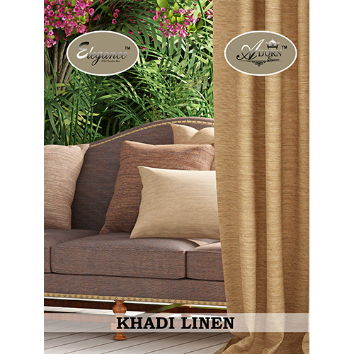 Khadi Linen Curtains - Application: Home