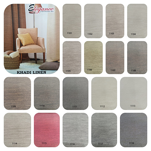 Khadi Linen Curtains - Application: Home