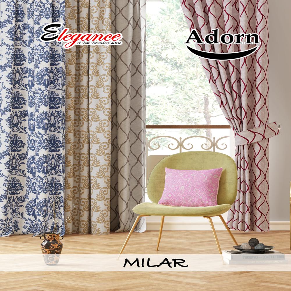 Miler Curtain Fabric - Color: Multi