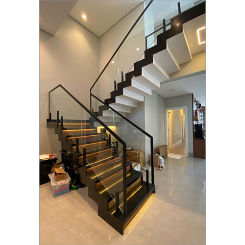 Aluminium Glass Staircase Railing