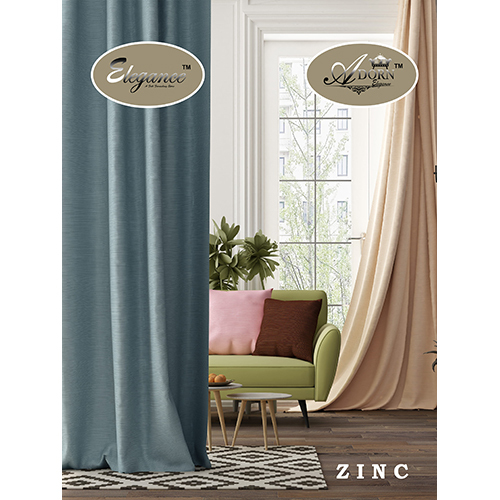Zinc Curtain fabric