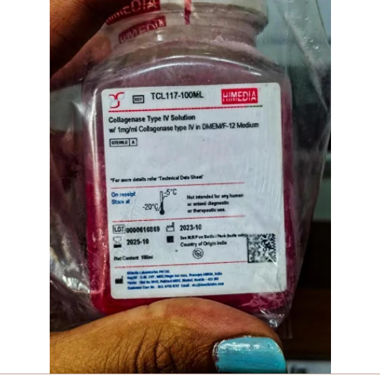 Collagenase Type IV Solution 100ml