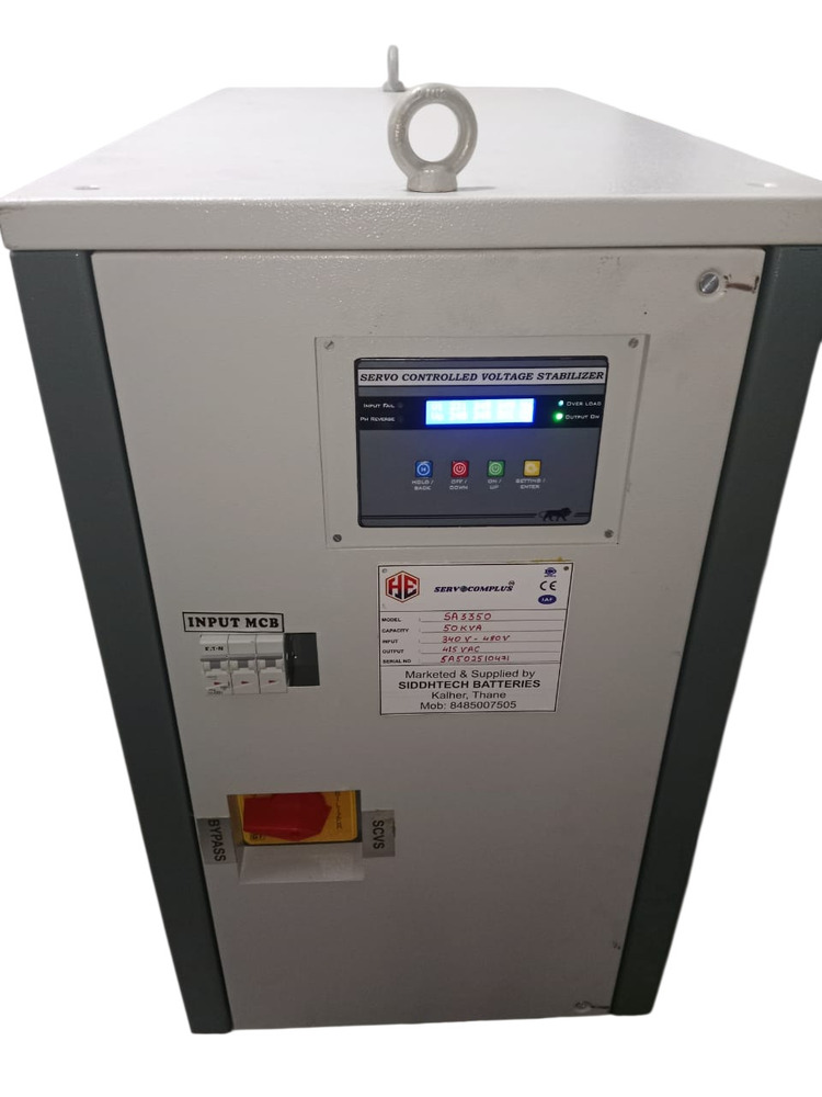 Servo Voltage Stabilizer - Features: Overload Protection