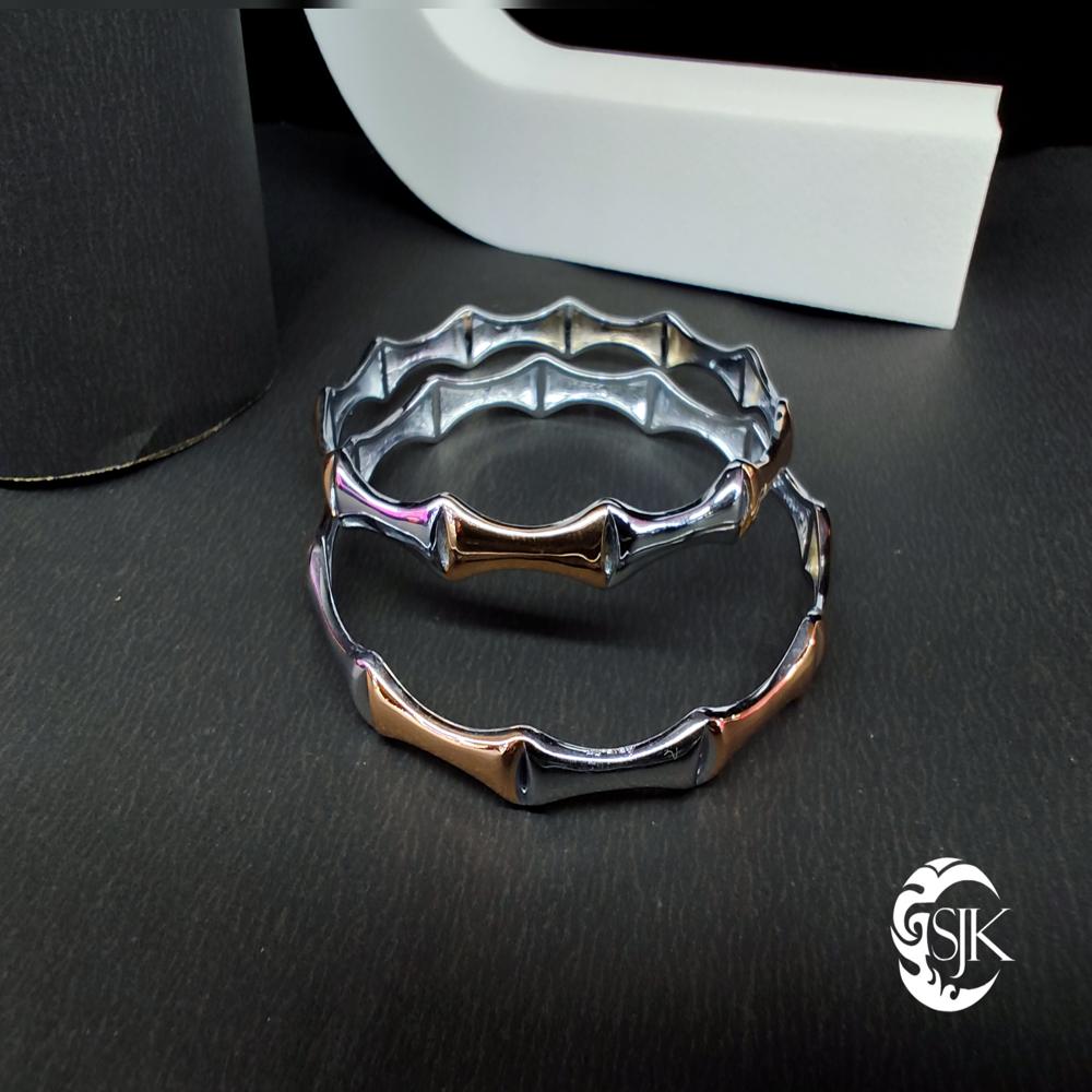 Silver Golden Bangles