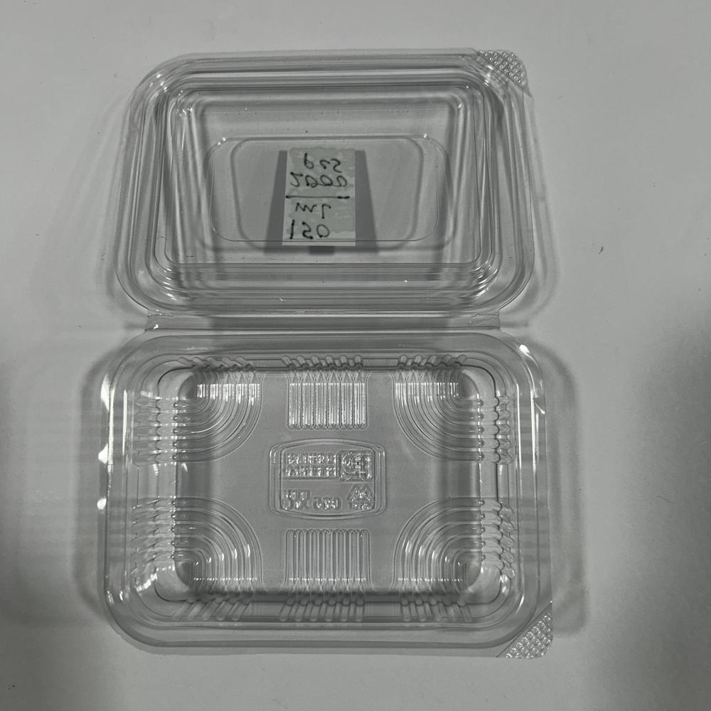 150ml Hinged Box - Color: Transparent