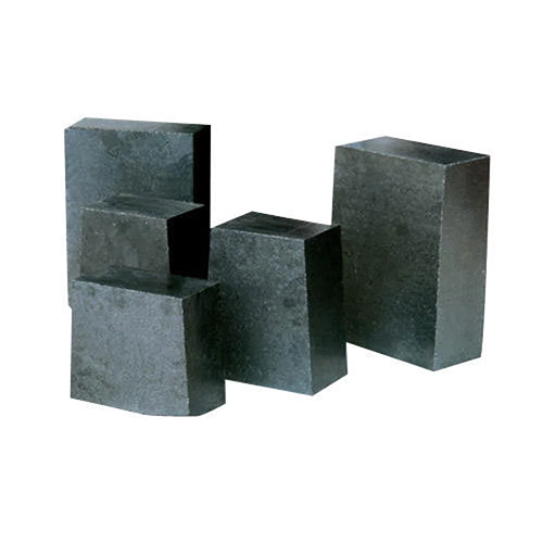 Magnesia Carbon Brick - 9 In X 4 In X 3 In, Black Insulation Brick With Fire Resistance And Sound Insulation Features