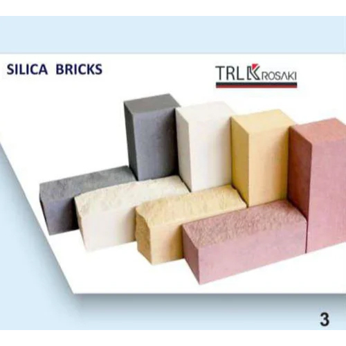 Ceramic Silica Bricks - Rectangular Shape, Yellow Color | Fire-retardant Common Bricks Designed For High-temperature Applications