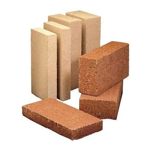 Industrial Fire Bricks - Clay Bricks 9 In. X 3 In. X 2 In. | Rectangular Yellow Fire Bricks For High-temperature Applications
