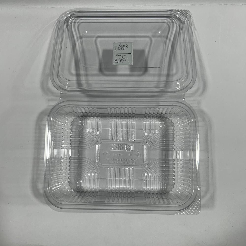 750ml Hinged Box - Color: Transparent