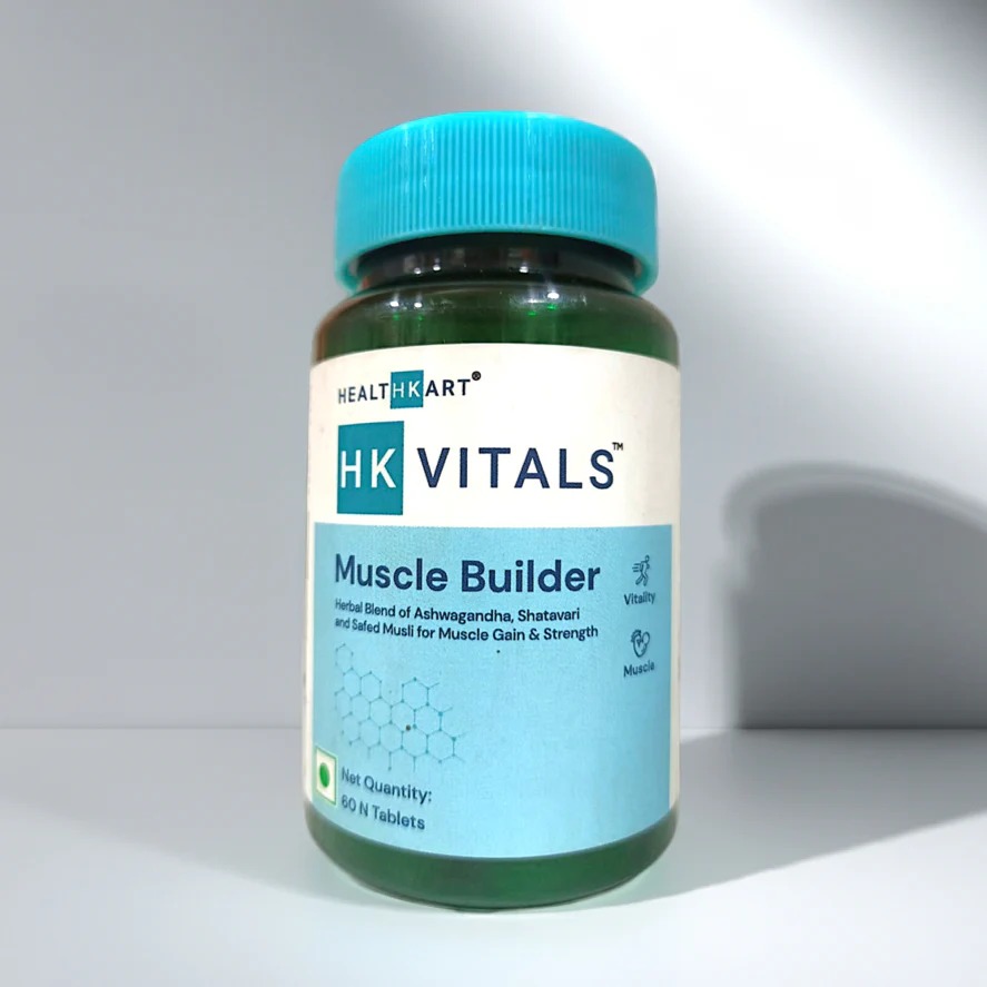 Hk Vitals Muscle Builder 60 Capsules - Best Before: 26 Months