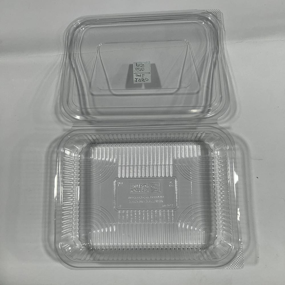 1250 Ml Hinged Box - Color: Transparent