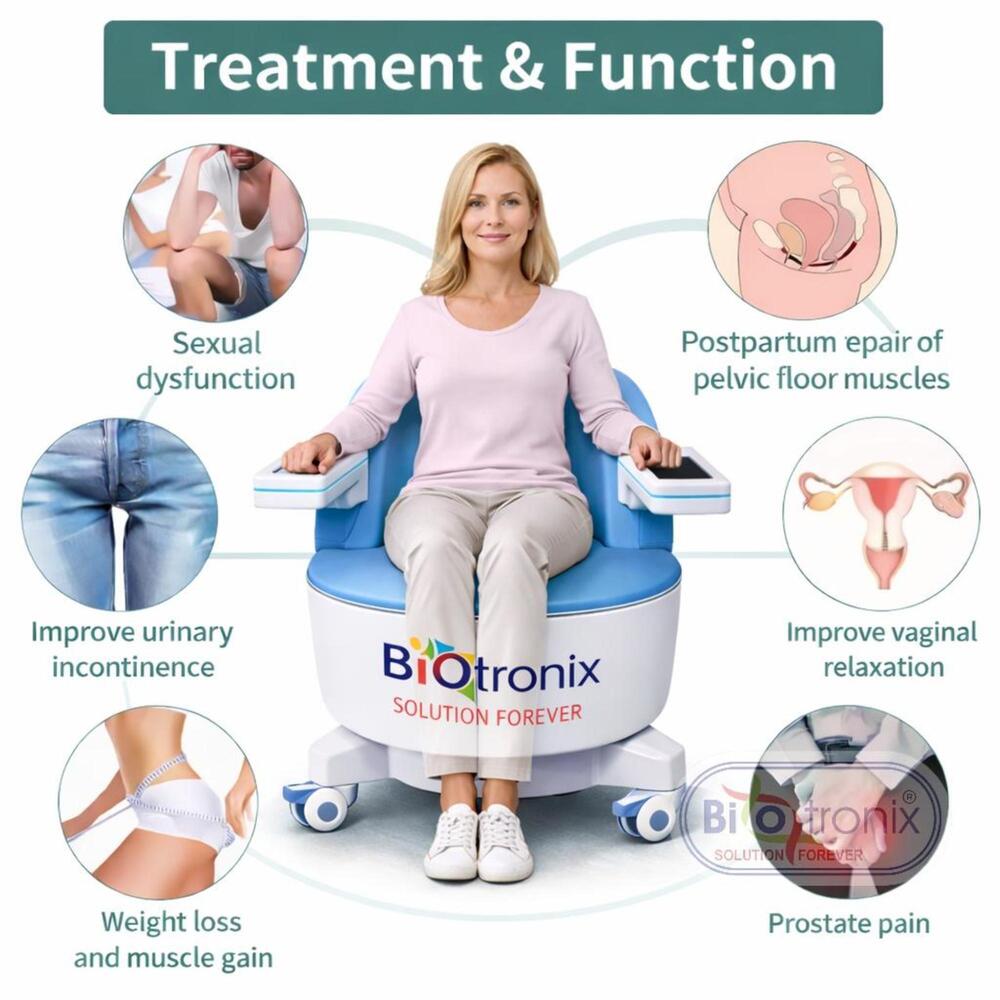 Pelvic Floor Muscle Strength & Stability Chair for Medical Rehabilitation
