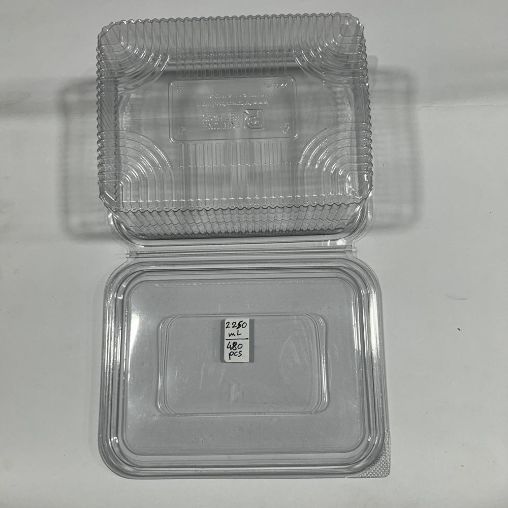 2250 Ml Hinged Box - Material: Plastic