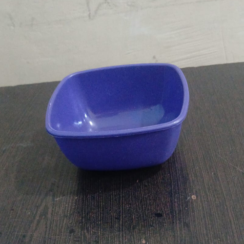 Square Purple Plastic Bowl