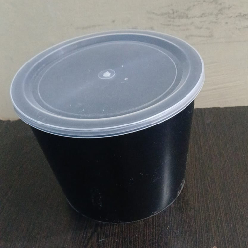 1000ml Black Plastic Food Containers