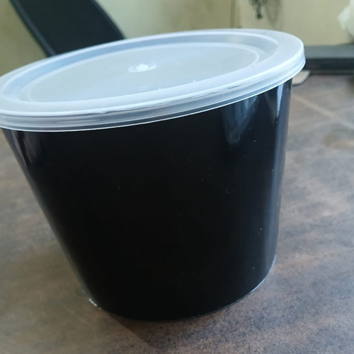 500ml Black Plastic Food Containers