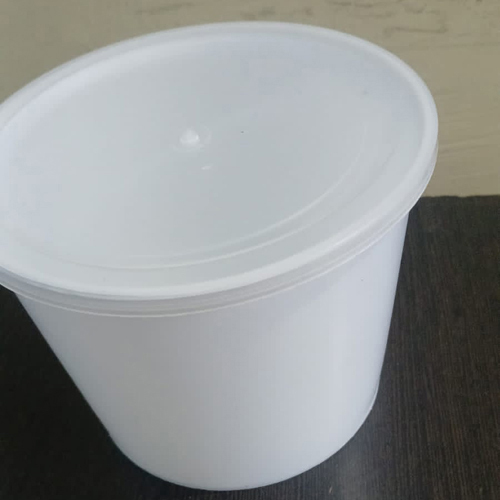 500ml Circular Plastic Food Packaging Container