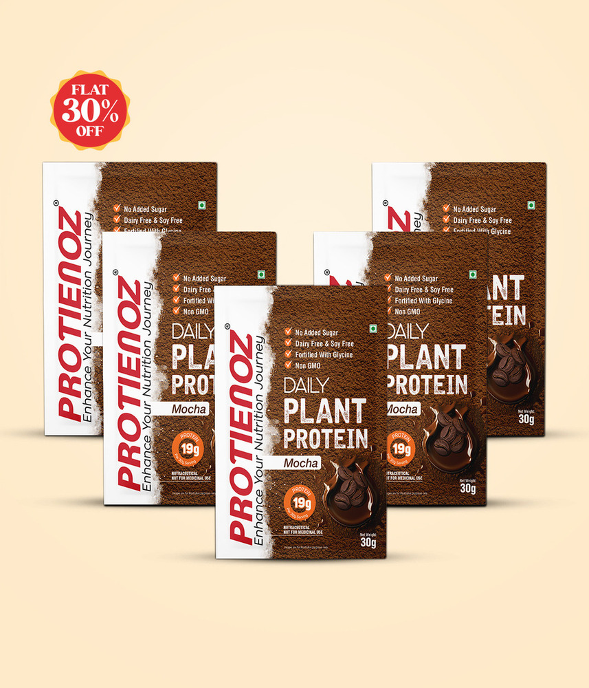 Plant Protein Powder - Mocha (30g - Pack of 5)
