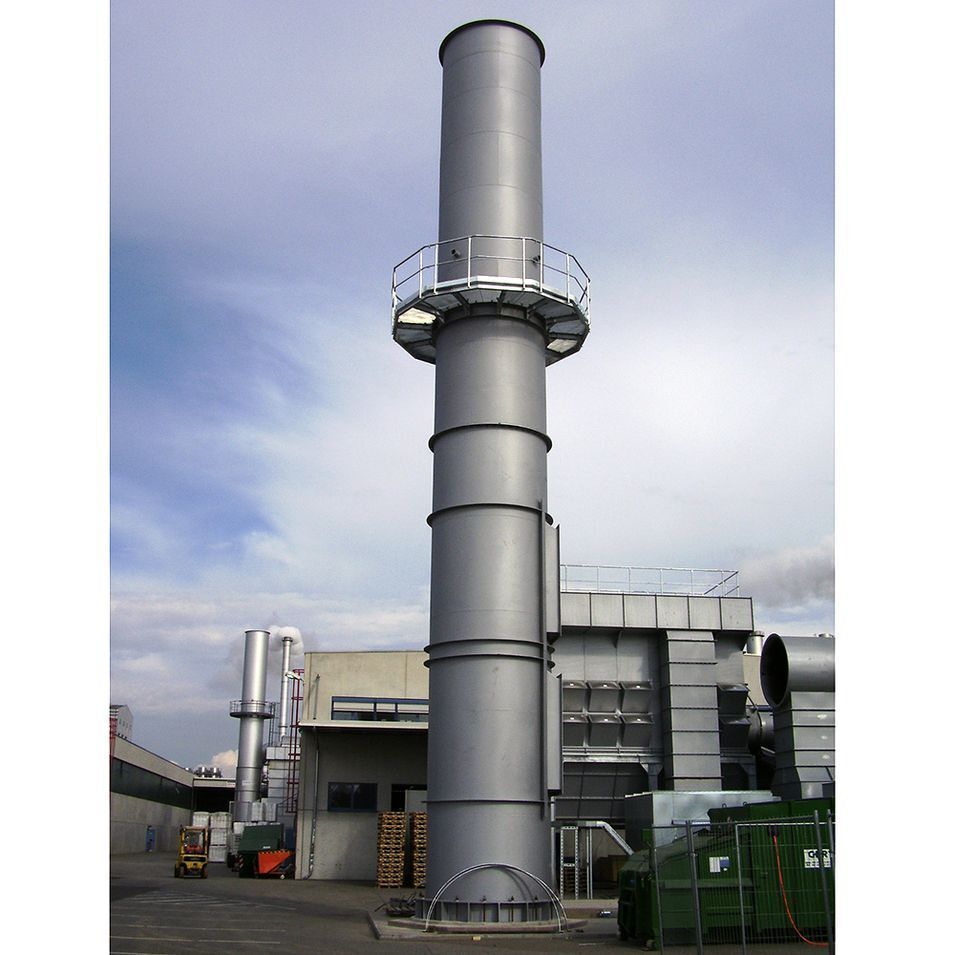 Industrial Ms Chimney - Pipe Suface: Plain