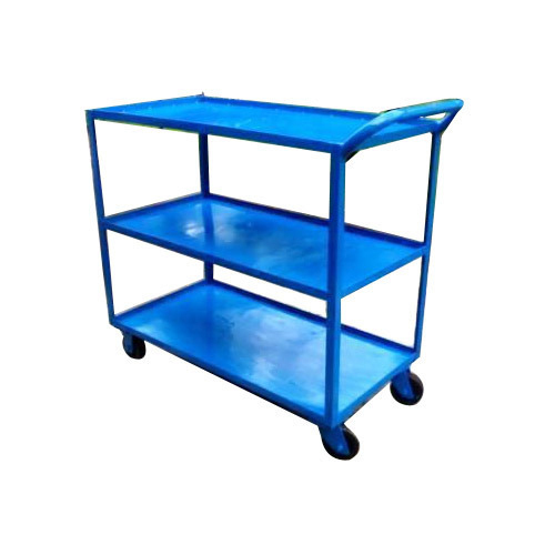 Industrial Platform Trolley - Metal Body, Platform Truck Design | Heavy-duty Versatility, Easy Mobility