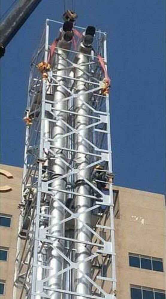 Dg Set Chimney - Pipe Suface: Plain
