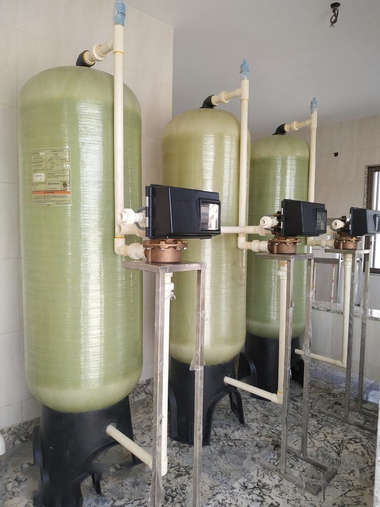 100 LPH SS Water Softener Plant