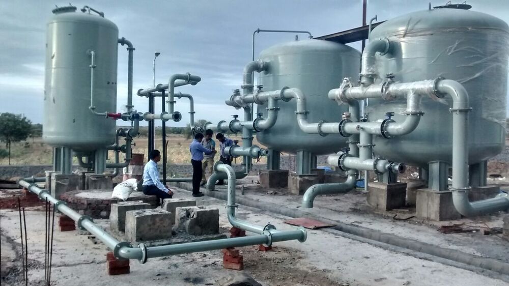 1000 LPH SS Water Softener Plant